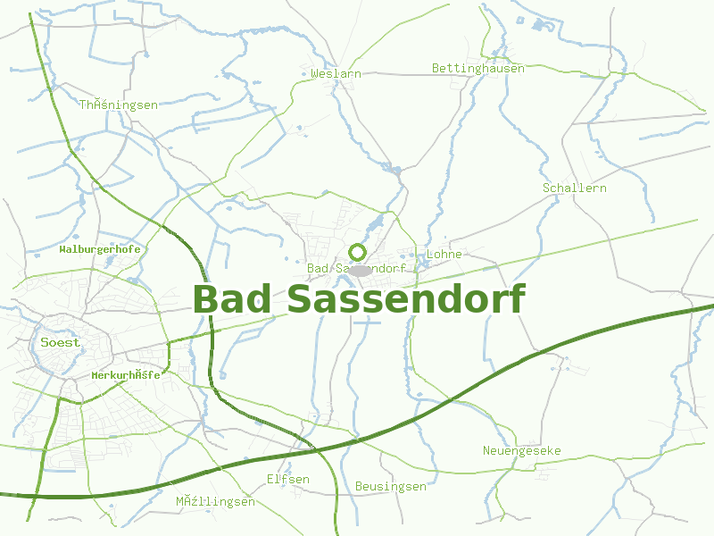 Karte von Bad Sassendorf