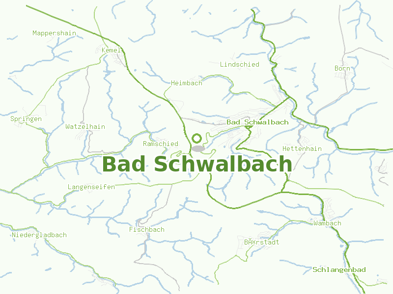 Karte von Bad Schwalbach