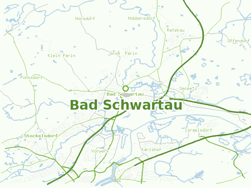 Karte von Bad Schwartau