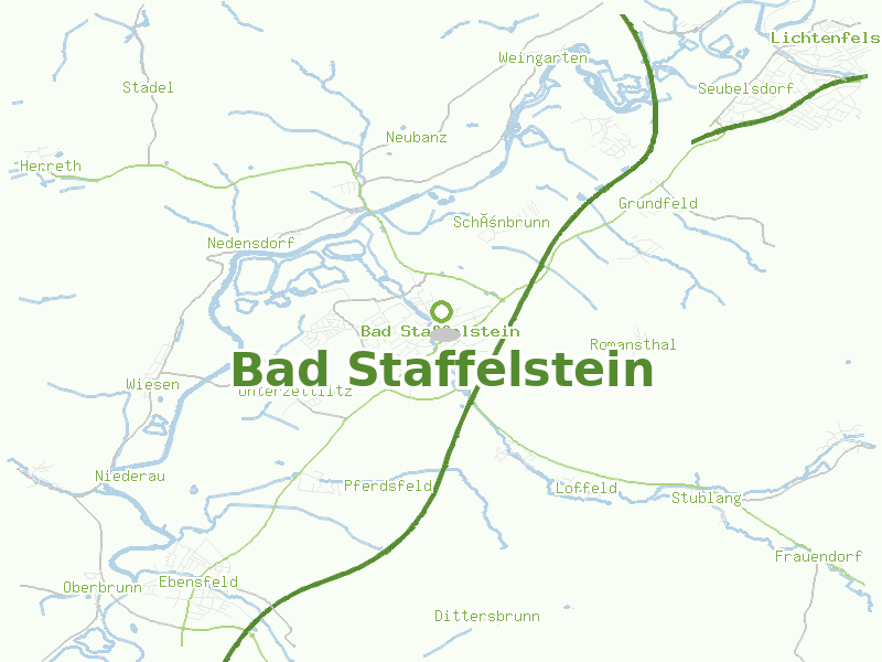 Karte von Bad Staffelstein