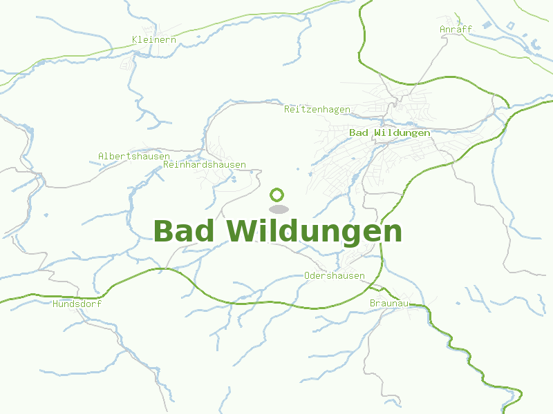 Karte von Bad Wildungen