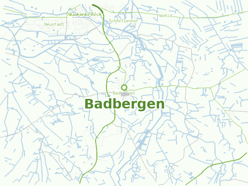 Karte von Badbergen