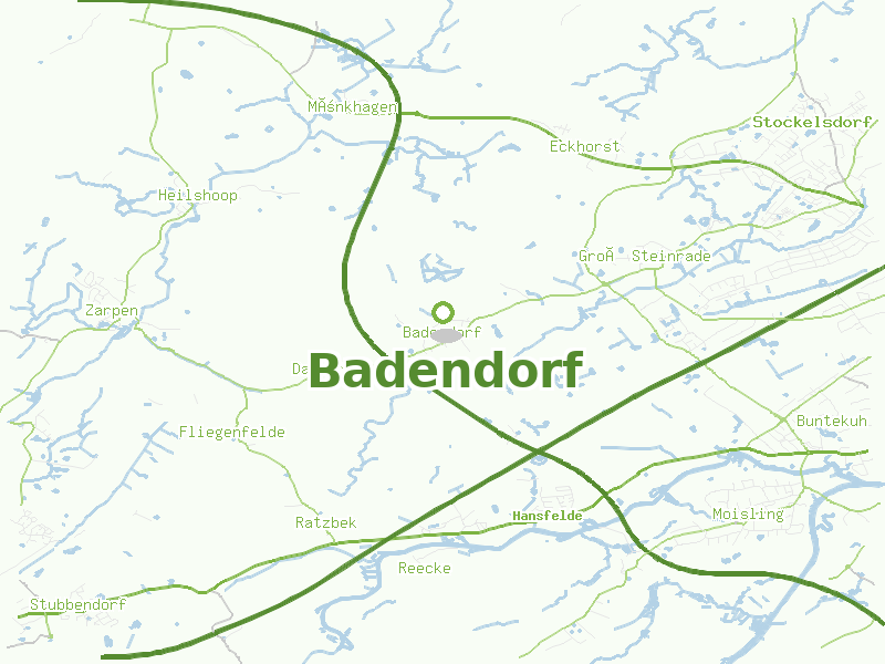 Karte von Badendorf