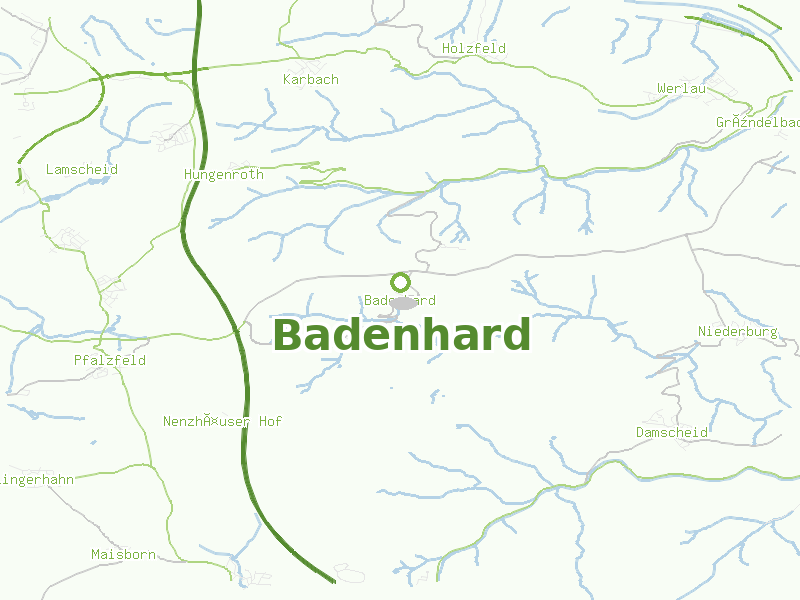 Karte von Badenhard