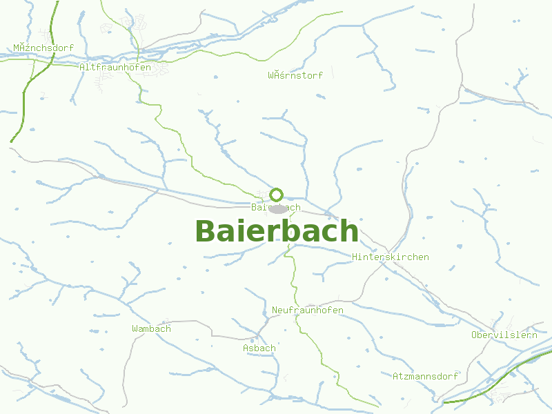 Karte von Baierbach