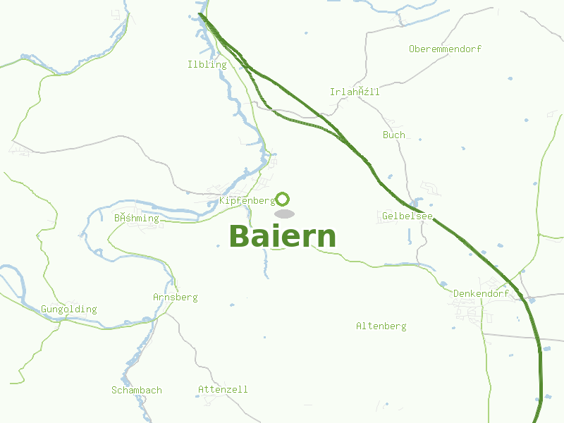 Karte von Baiern