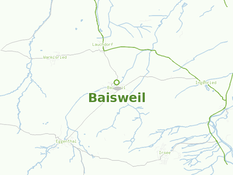 Karte von Baisweil