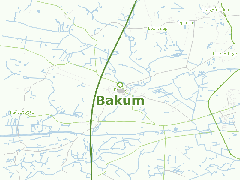 Karte von Bakum