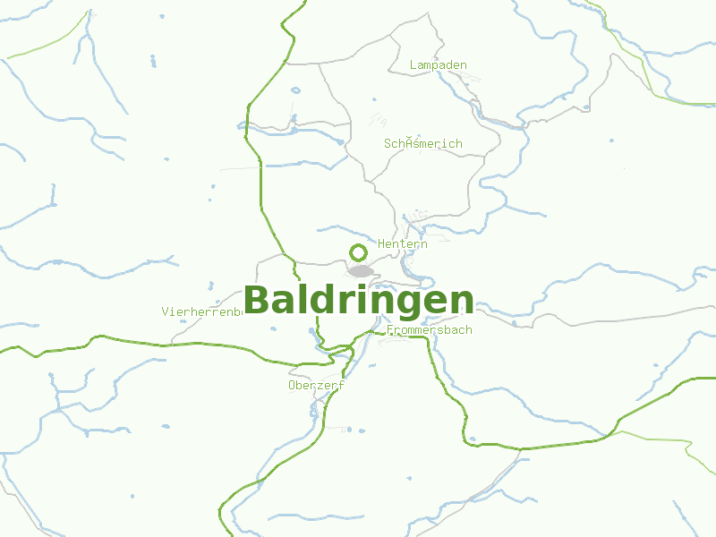 Karte von Baldringen