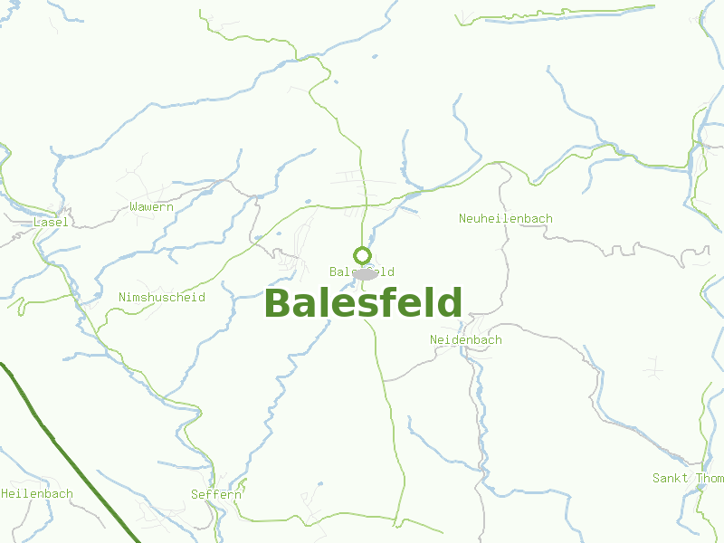 Karte von Balesfeld