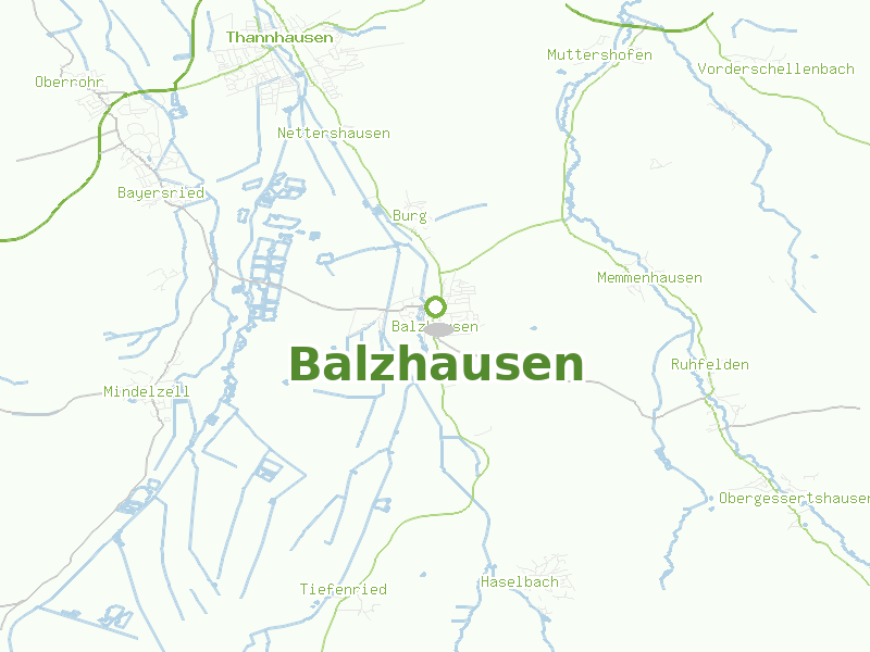 Karte von Balzhausen