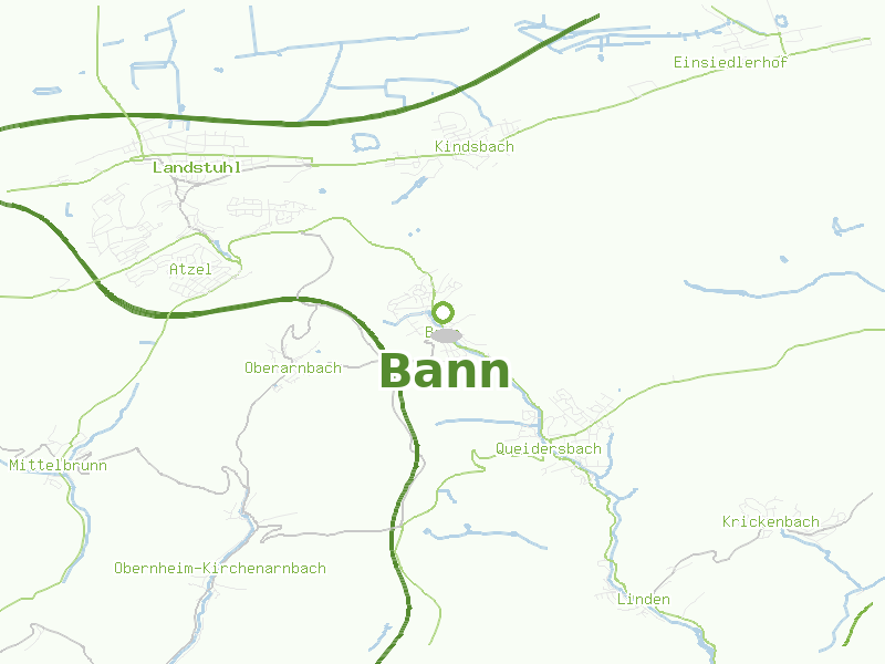 Karte von Bann