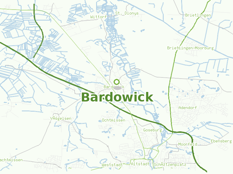 Karte von Bardowick