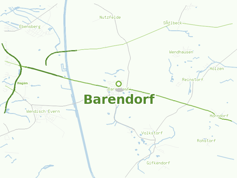 Karte von Barendorf