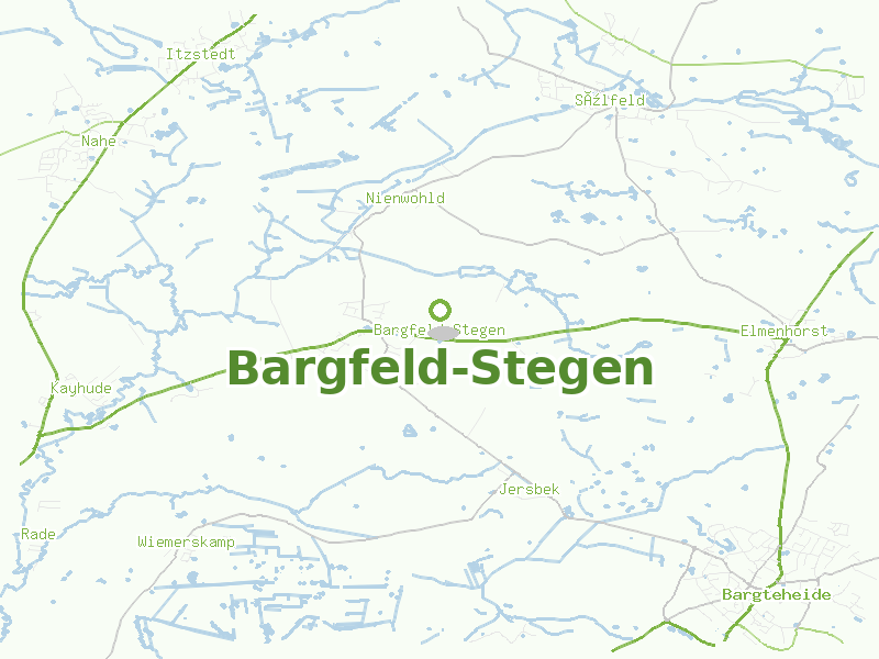 Karte von Bargfeld-Stegen