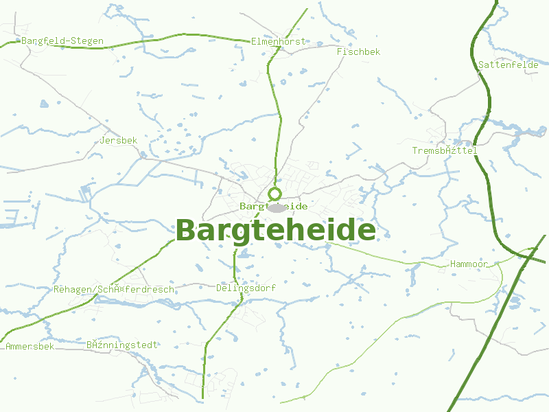 Karte von Bargteheide