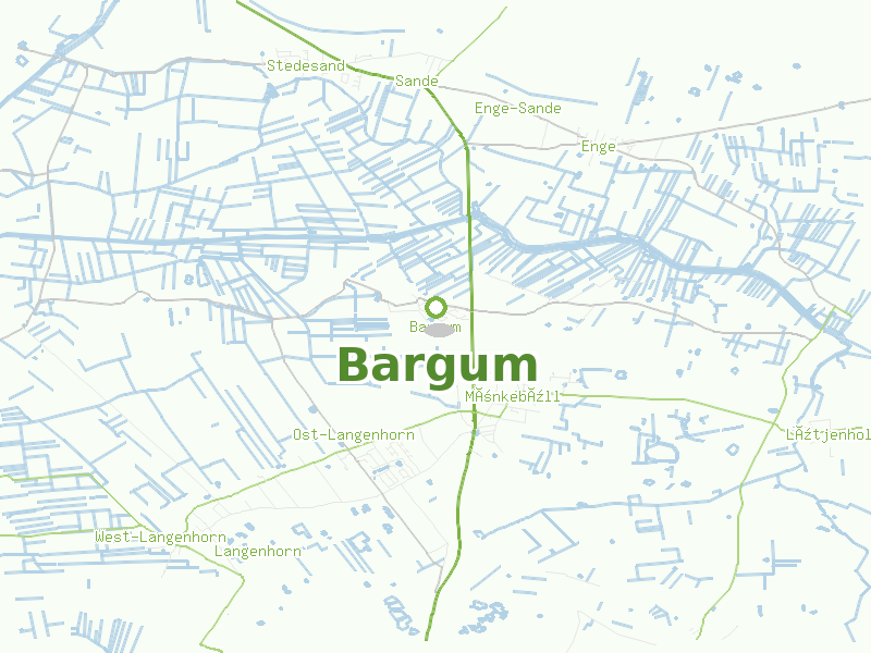 Karte von Bargum