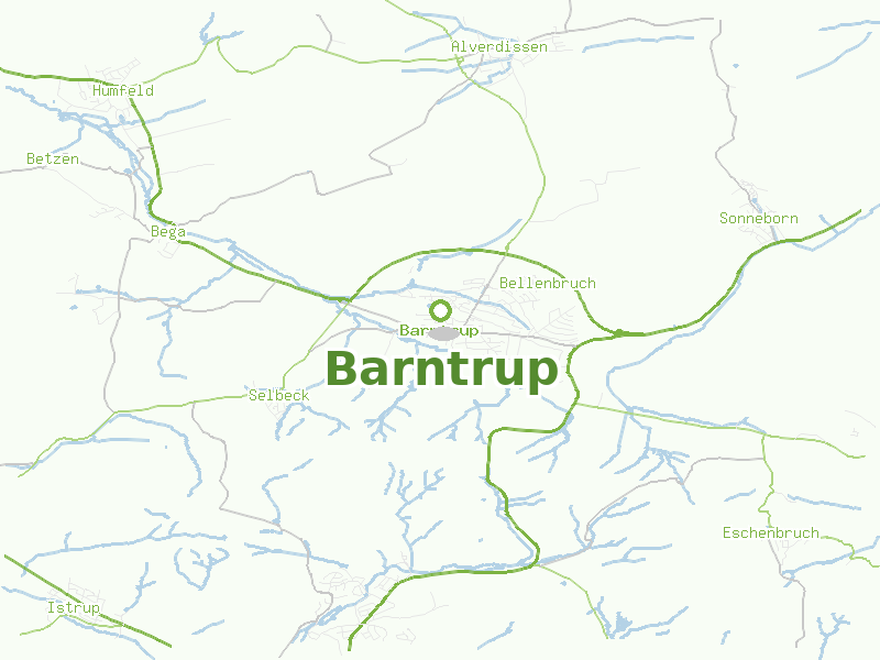 Karte von Barntrup