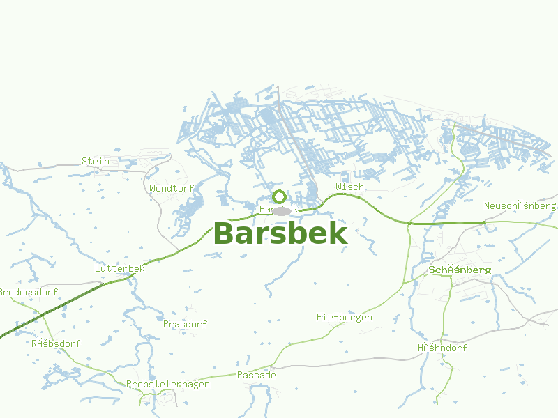 Karte von Barsbek
