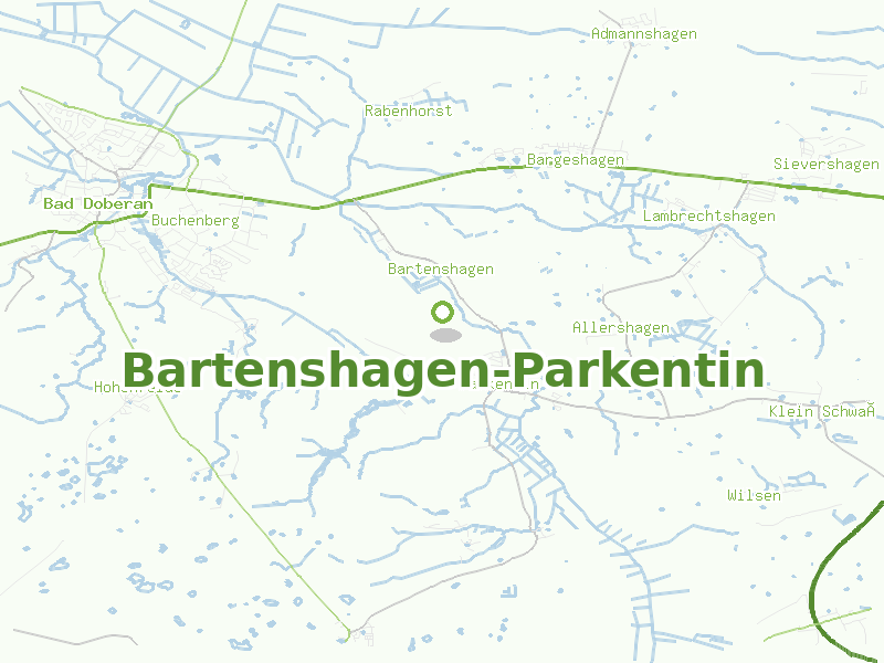 Karte von Bartenshagen-Parkentin