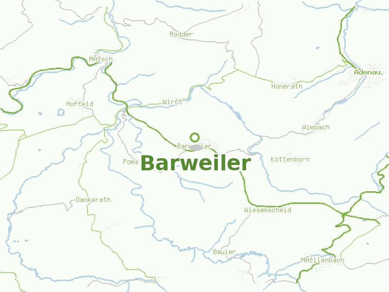 Karte von Barweiler