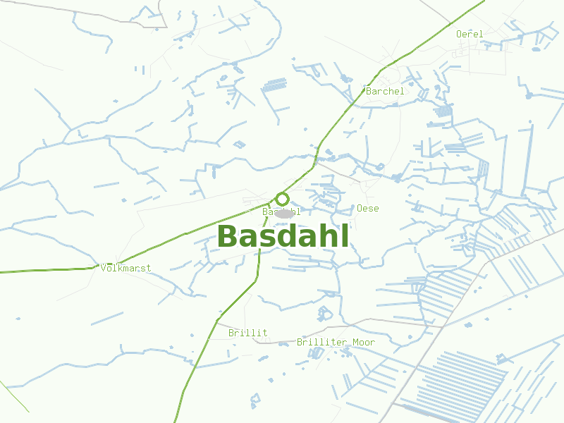 Karte von Basdahl