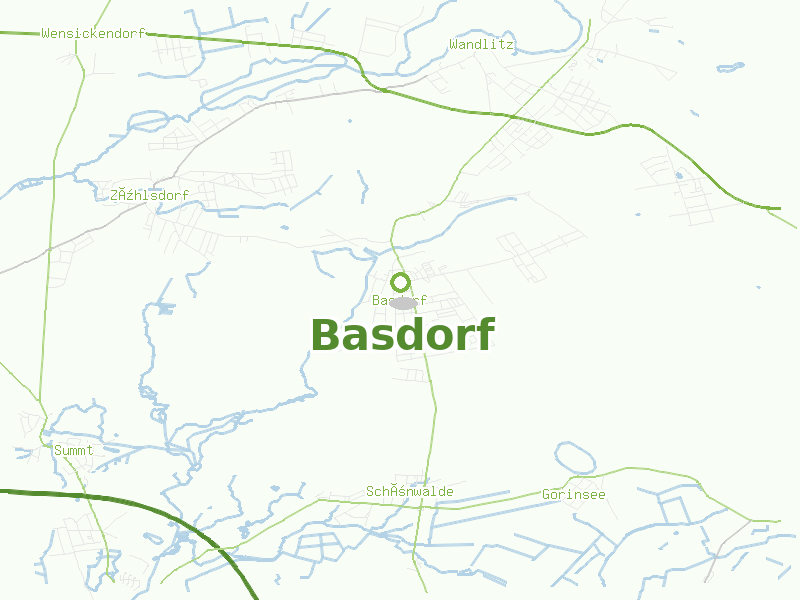 Karte von Basdorf