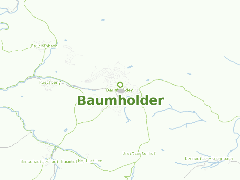 Karte von Baumholder