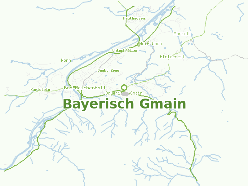 Karte von Bayerisch Gmain