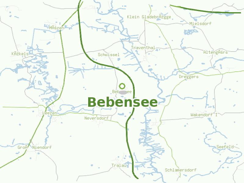 Karte von Bebensee