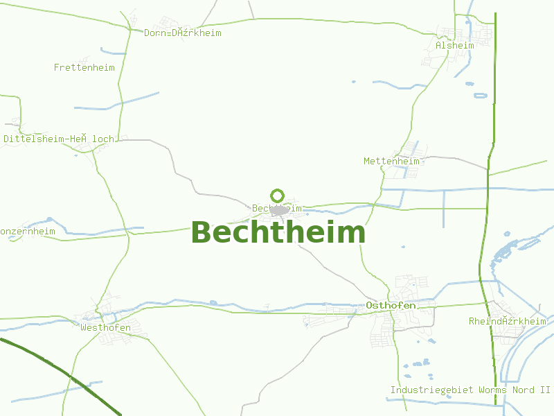 Karte von Bechtheim