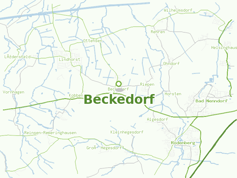 Karte von Beckedorf