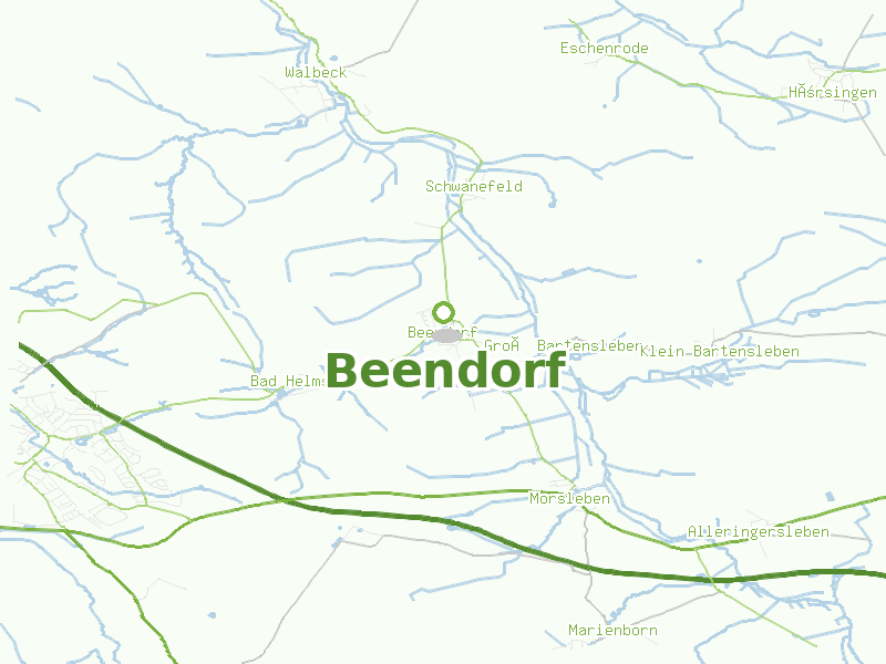 Karte von Beendorf