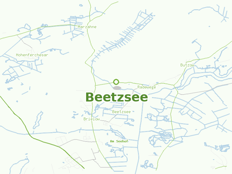 Karte von Beetzsee