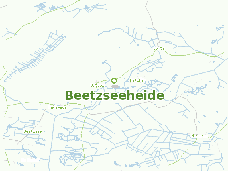 Karte von Beetzseeheide