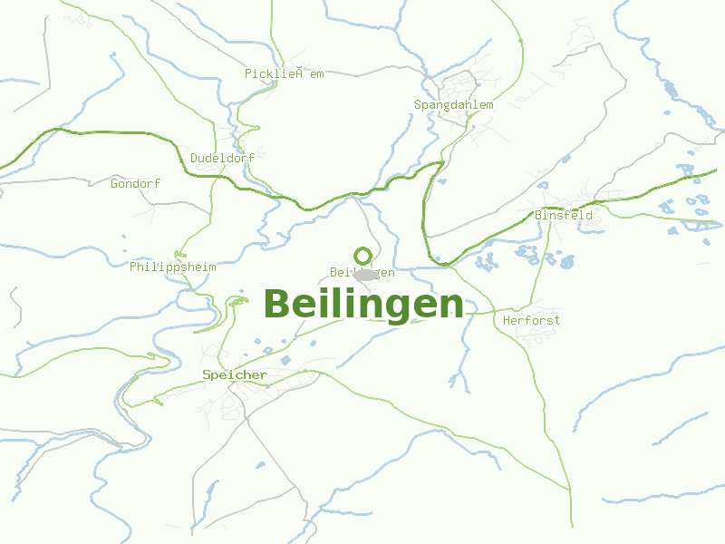 Karte von Beilingen