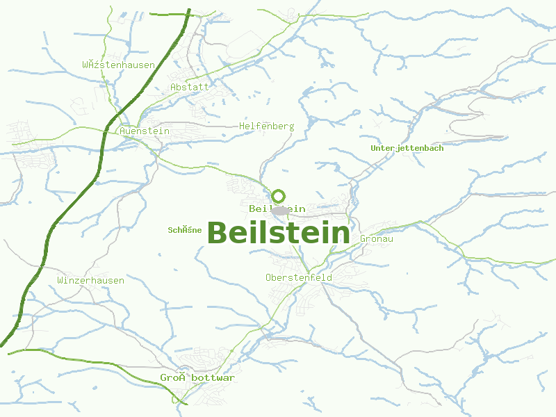 Karte von Beilstein