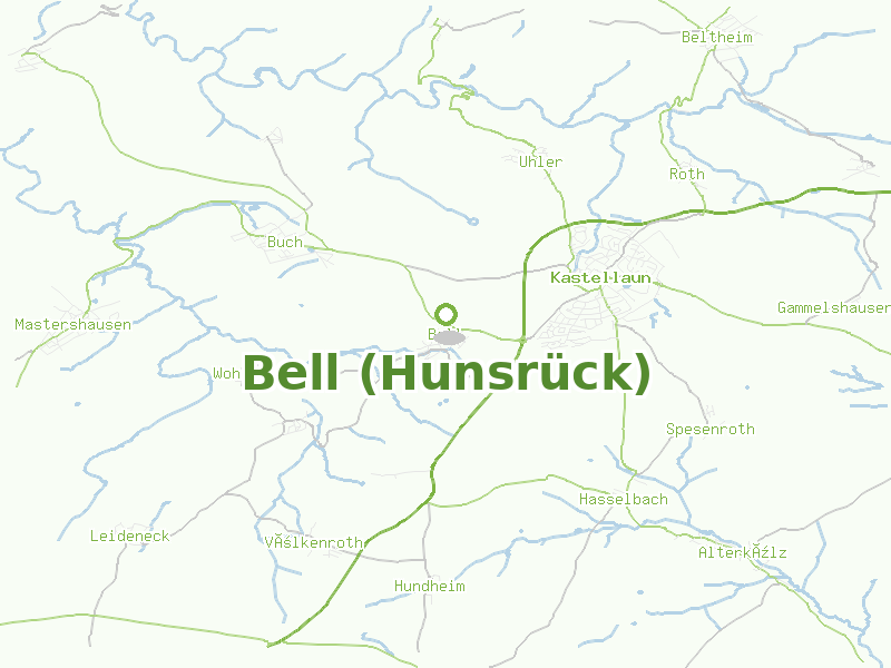 Karte von Bell (Hunsrück)