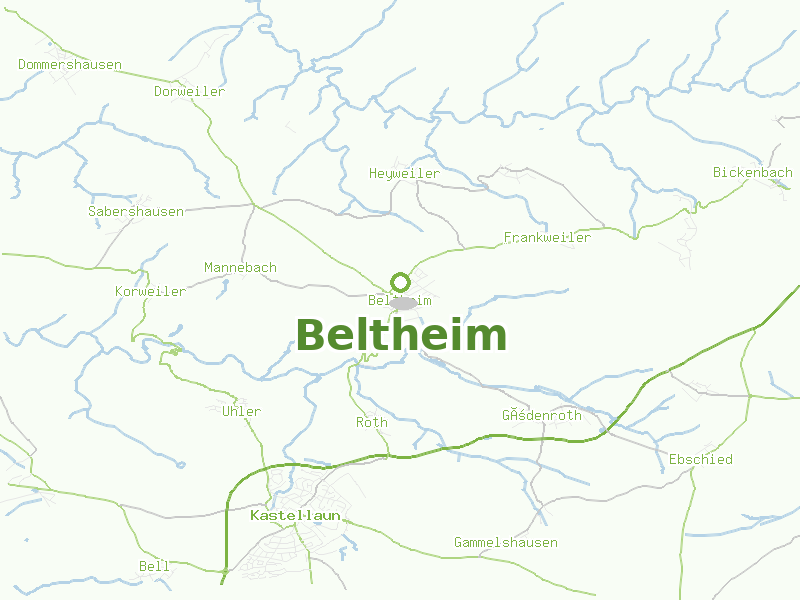 Karte von Beltheim