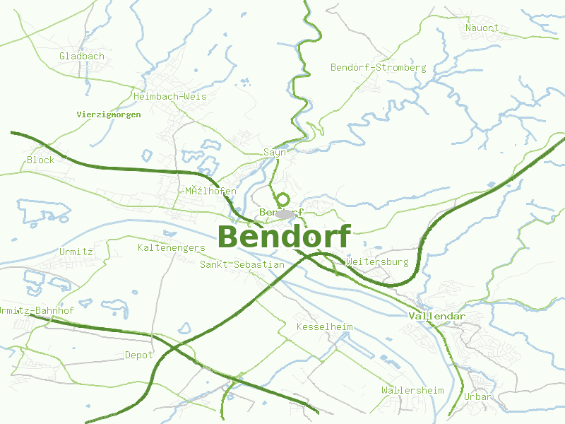 Karte von Bendorf