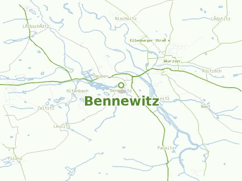 Karte von Bennewitz