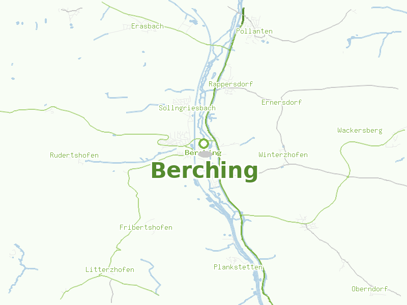 Karte von Berching
