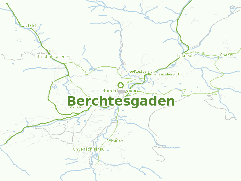 Karte von Berchtesgaden