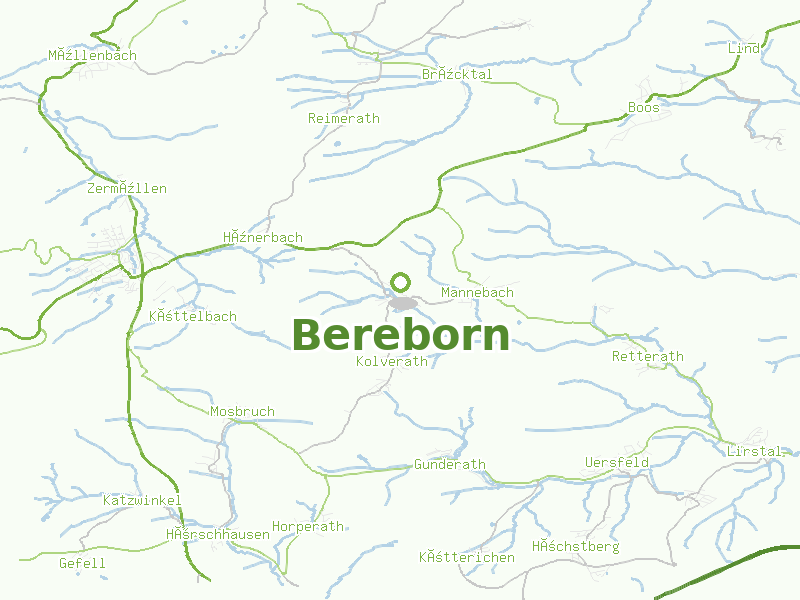 Karte von Bereborn