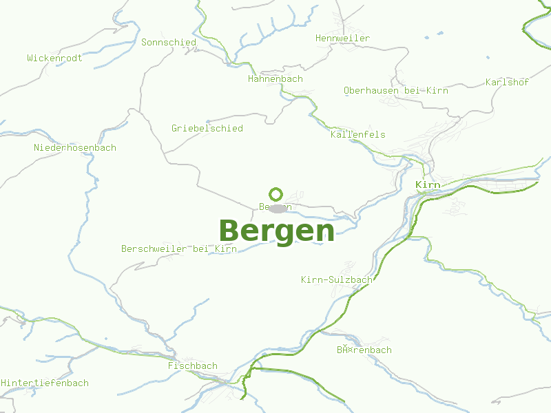 Karte von Bergen