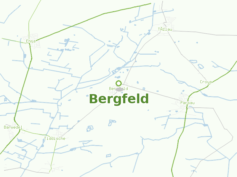 Karte von Bergfeld