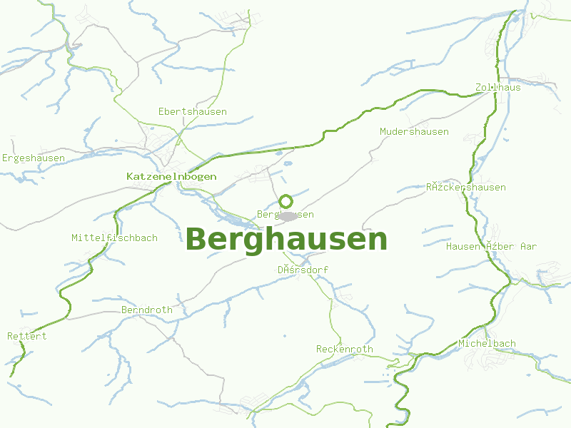 Karte von Berghausen