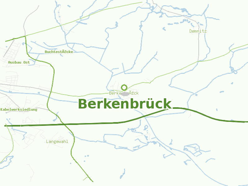 Karte von Berkenbrück