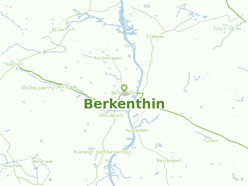 Karte von Berkenthin