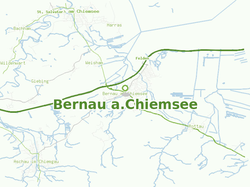 Karte von Bernau a.Chiemsee